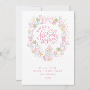 Pastel Treats Sweet Holiday Wishes Photo