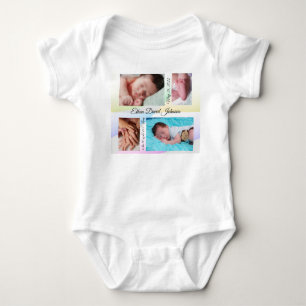 Pastel Triangles Baby Bodysuit