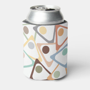 Pastel Triangles Can Cooler