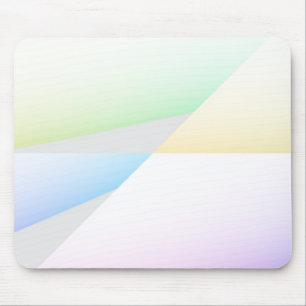 Pastel Triangles Mouse Mat