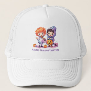 Pastel Trick or Treaters Trucker Hat