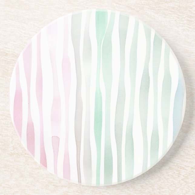 Pastel Trio Stone Coaster (Front)