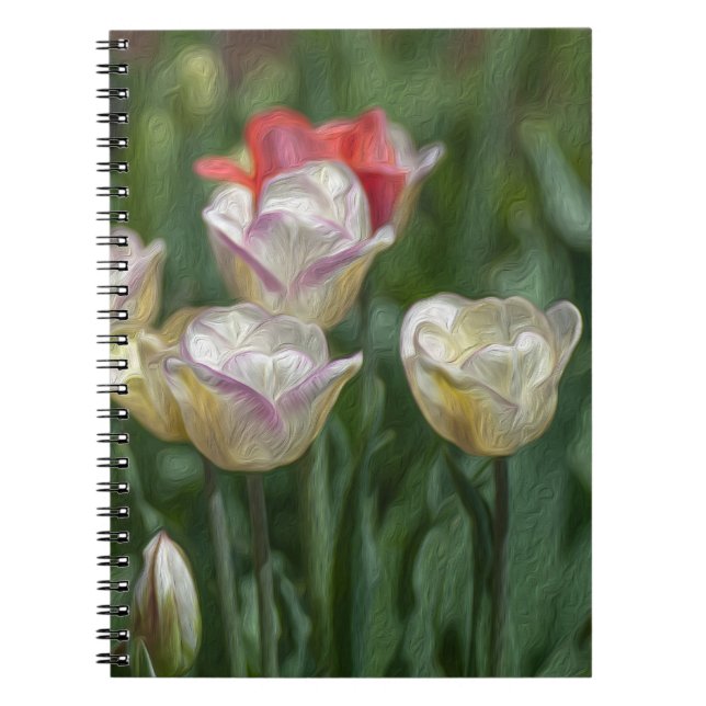 Pastel Tulips Notebook (Front)