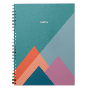 Pastel Turquoise Mountain Journal or Notebook
