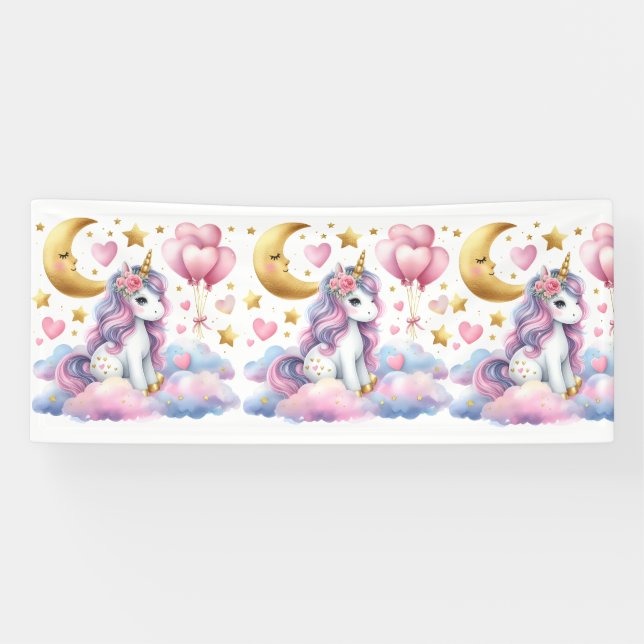 Pastel Unicorn  Banner (Horizontal)
