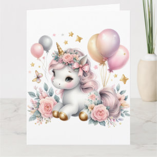 Pastel   Unicorn  Card