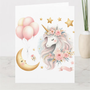 Pastel   Unicorn  Card