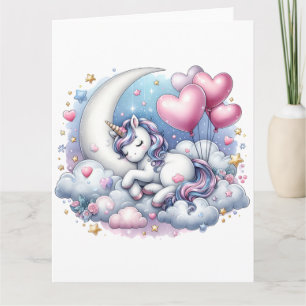 Pastel Unicorn  Card