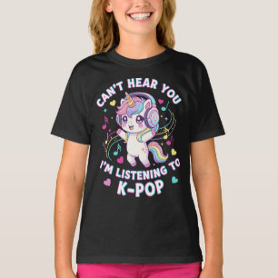 Pastel Unicorn K-Pop Dance T-Shirt