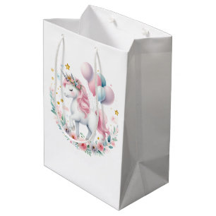 Pastel Unicorn Medium Gift Bag