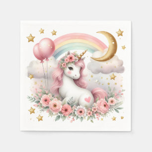 Pastel Unicorn  Napkin