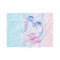 Pastel Unicorn Personalised Fleece Unicorn Blanket