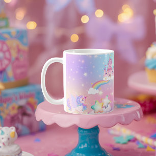 Pastel Unicorn Princess Mug