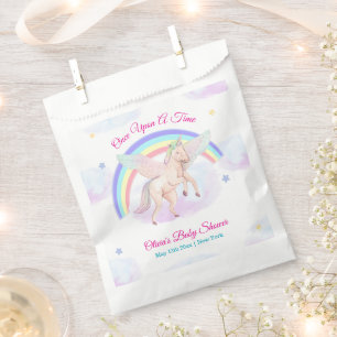 Pastel Unicorn Star Rainbow Fairytale Baby Shower Favour Bags