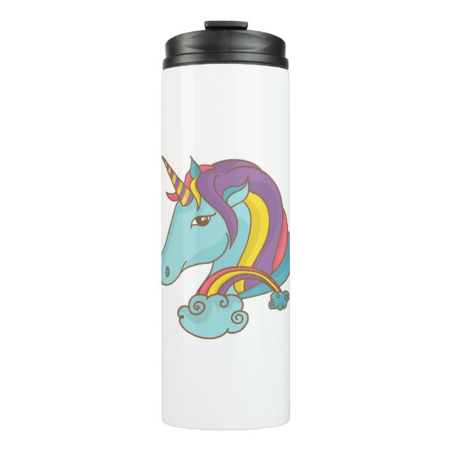 Pastel Unicorn Thermal Tumbler (Front)
