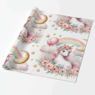 Pastel Unicorn  Wrapping Paper