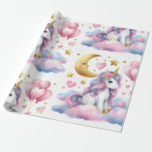 Pastel Unicorn  Wrapping Paper