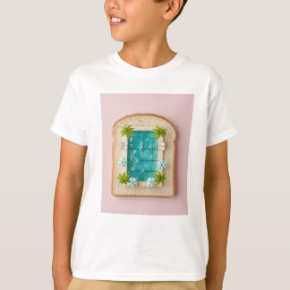 Pastel Vaporwave Pool Toast T-Shirt