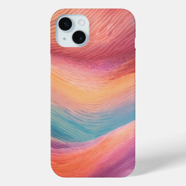 Pastel Vibration Waves Case-Mate iPhone Case (Back)