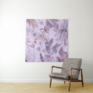 Pastel Vintage Tropical Jungle 1 Tapestry