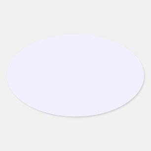 Pastel Violet 2 Oval Sticker