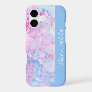 Pastel Watercolor Abstract Pattern with Name