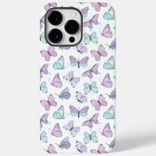 Pastel Watercolor Butterfly Case-Mate iPhone 14 Pro Max Case