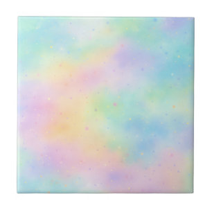 Pastel Watercolor Dream – Soft Rainbow Gradient Tile
