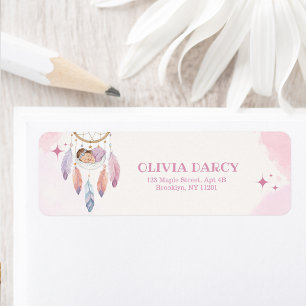 Pastel Watercolor Dreamcatcher Baby Shower 