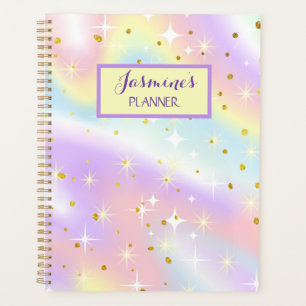 Pastel Watercolor Dreams Personalised  Planner