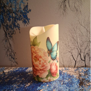 Pastel Watercolor Florals & Butterflies Decoupage Tissue Paper