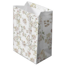 Pastel Watercolor flowers Wrapping Paper of 3