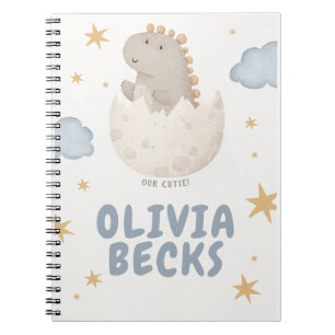 Pastel Watercolor Illustrative Baby Shower Notebook