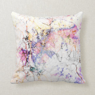 Pastel Watercolor Marble Cushion