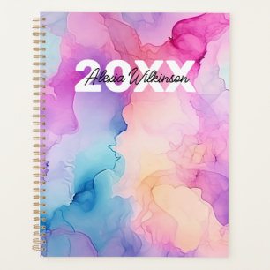 Pastel Watercolor Planner