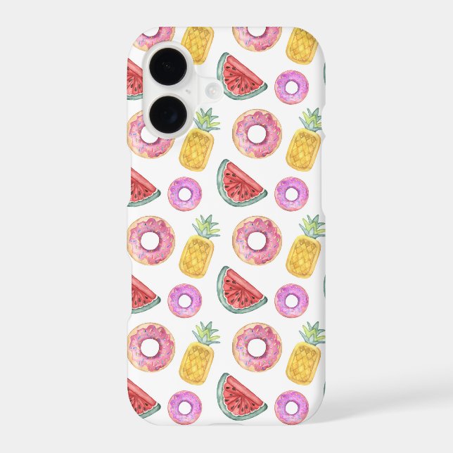 Pastel Watercolor Pool Float Pattern (Back)
