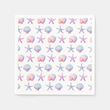 Pastel Watercolor Seashell Party