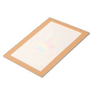 Pastel Watercolor Sunflower Design Notepad
