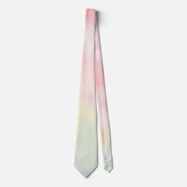 Pastel Watercolor Tie (Front)
