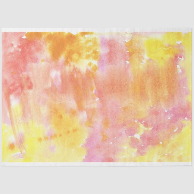 Pastel watercolor tissue paper (Front)