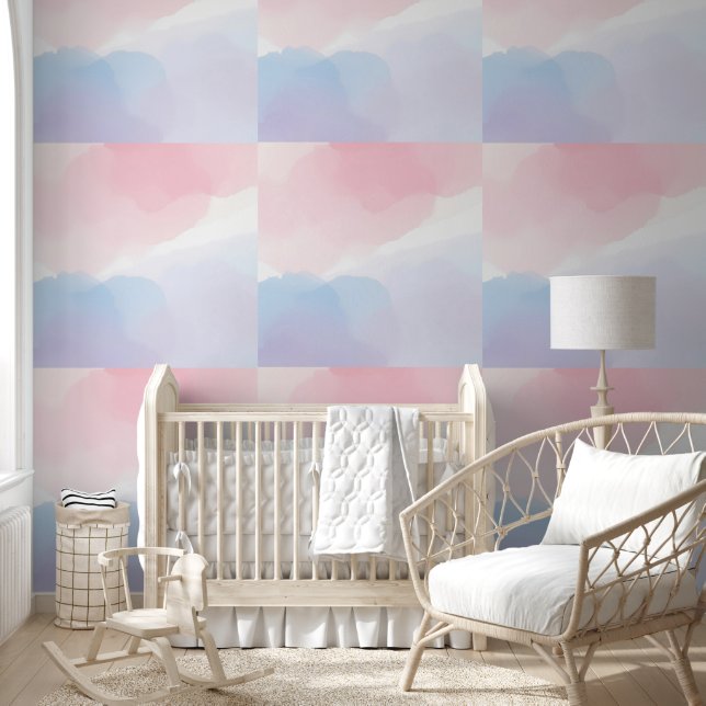 Pastel Watercolor Wash Wallpaper – Soft Gradients  (Kids)