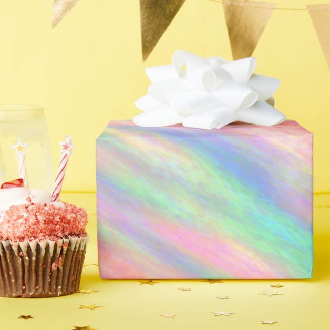 Pastel Watercolor Wrapping Paper (Birthday Party)