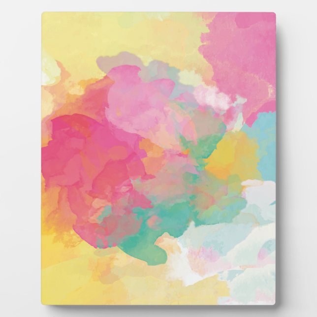 Pastel Watercolors Plaque (Front)