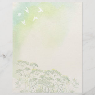 Pastel Watercolour Scrapbook Paper