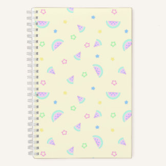 Pastel Watermelon Yellow Notebook