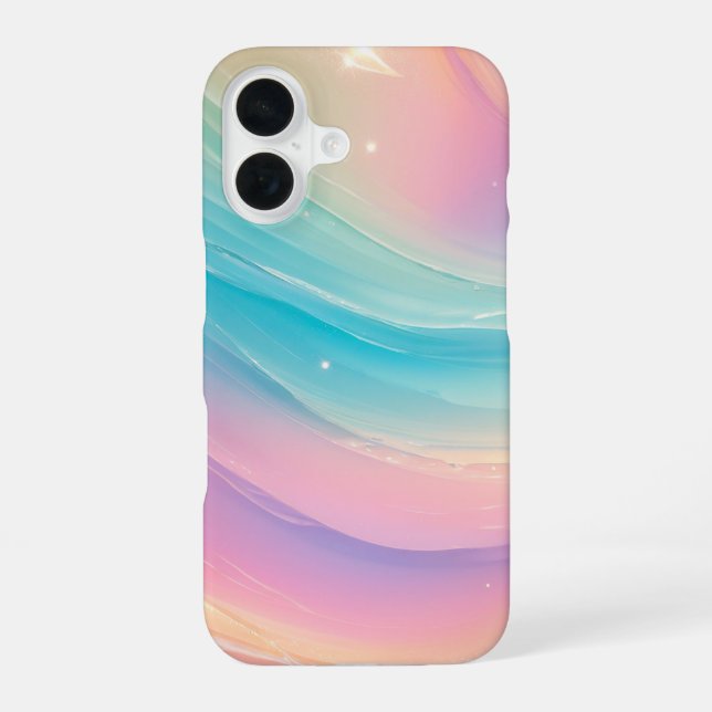 Pastel Wave - Dreamy Gradient Phone Case (Back)