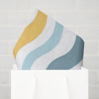 Pastel Wavy Lines  Tissue Paper
