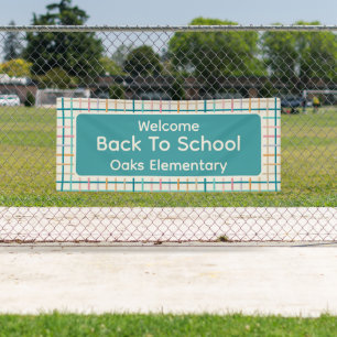 Pastel Welcome Back to School Banner