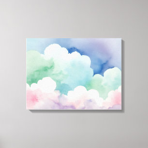 Pastel whispers soft splash wall art