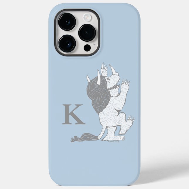 Pastel Wild Thing | Add Your Initial Case-Mate iPhone Case (Back)